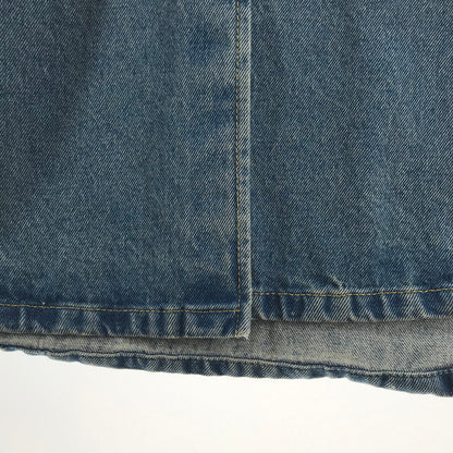 【中古品】【メンズ】 PRADA プラダ オーバーサイズ オーガニックデニム シャツ カラーBLUE SIZE:42 ダメージ加工 168-260806-ky-11-fuzh 万代Net店