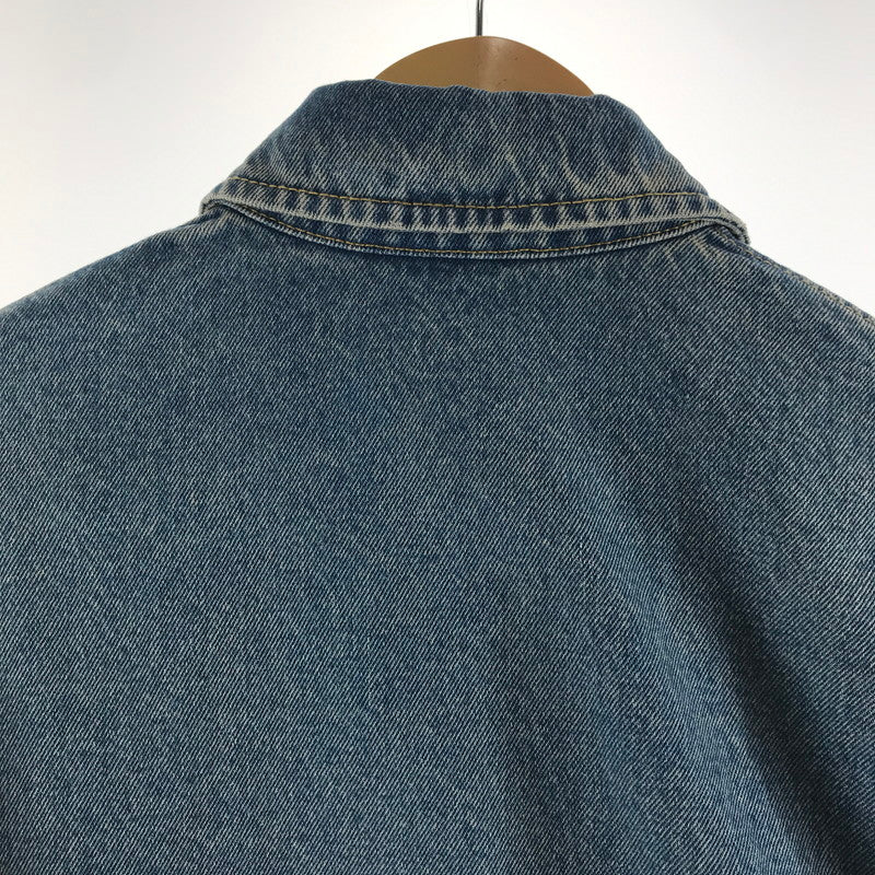 【中古品】【メンズ】 PRADA プラダ オーバーサイズ オーガニックデニム シャツ カラーBLUE SIZE:42 ダメージ加工 168-260806-ky-11-fuzh 万代Net店