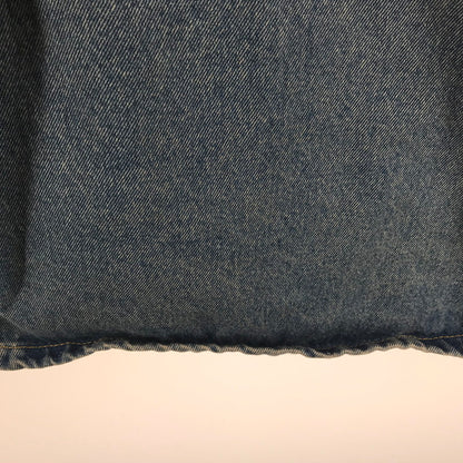 【中古品】【メンズ】 PRADA プラダ オーバーサイズ オーガニックデニム シャツ カラーBLUE SIZE:42 ダメージ加工 168-260806-ky-11-fuzh 万代Net店