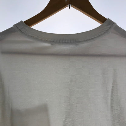 【中古品】【メンズ】 LOUIS VUITTON ルイ･ヴィトン HALF DAMIER POCKET T-SHIRT ハーフダミエ ポケット Tシャツ カラーWHITE 白 SIZE:L　 179-260806-ky-06-fuzh 万代Net店