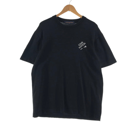 【中古品】【メンズ】 LOUIS VUITTON ルイ･ヴィトン RM231Q OY8 HNN42W SIGNATURE SHORT SLEEVE SS T-SHIRT シグネチャー Tシャツ カラーBLACK 黒23SS SIZE:L 179-260806-ky-03-fuzh 万代Net店