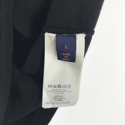 【中古品】【メンズ】 LOUIS VUITTON ルイ･ヴィトン RM231Q OY8 HNN42W SIGNATURE SHORT SLEEVE SS T-SHIRT シグネチャー Tシャツ カラーBLACK 黒23SS SIZE:L 179-260806-ky-03-fuzh 万代Net店
