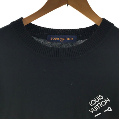 【中古品】【メンズ】 LOUIS VUITTON ルイ･ヴィトン RM231Q OY8 HNN42W SIGNATURE SHORT SLEEVE SS T-SHIRT シグネチャー Tシャツ カラーBLACK 黒23SS SIZE:L 179-260806-ky-03-fuzh 万代Net店