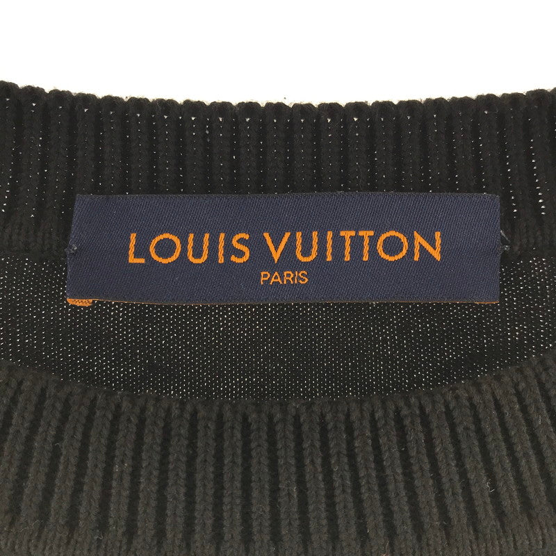 【中古品】【メンズ】 LOUIS VUITTON ルイ･ヴィトン RM231Q OY8 HNN42W SIGNATURE SHORT SLEEVE SS T-SHIRT シグネチャー Tシャツ カラーBLACK 黒23SS SIZE:L 179-260806-ky-03-fuzh 万代Net店