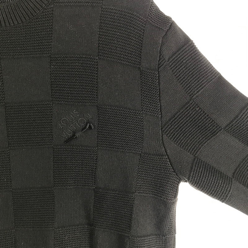 【中古品】【メンズ】 LOUIS VUITTON ルイ･ヴィトン RM232Q TBY HNN41W KNIT SWEATER ニットセーター カラーBLACK 黒 23SS SIZE:S 179-260806-ky-02-fuzh 万代Net店