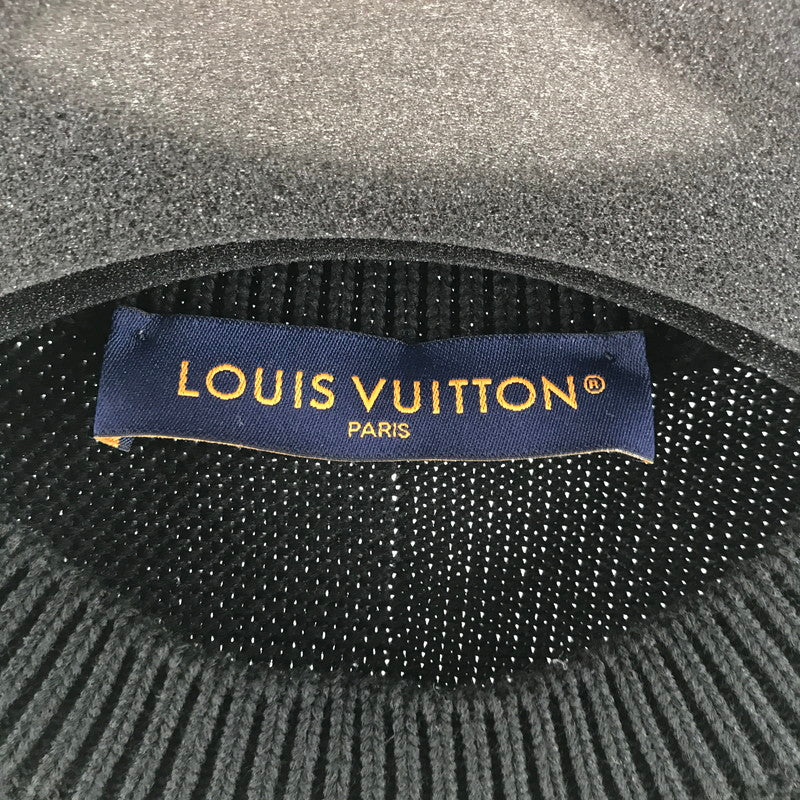 【中古品】【メンズ】 LOUIS VUITTON ルイ･ヴィトン RM232Q TBY HNN41W KNIT SWEATER ニットセーター カラーBLACK 黒 23SS SIZE:S 179-260806-ky-02-fuzh 万代Net店