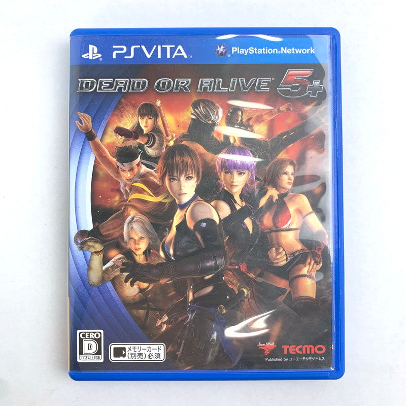 【中古品】 PS Vitaソフト DEAD OR ALIVE 5 PLUS 表紙ヤケ有 [CERO区分_D / 17歳以上対象] 030-260807-vt-09-fuzh 万代Net店