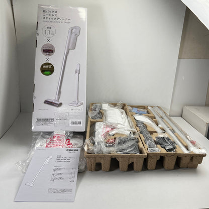 【未使用品】 NITORI ニトリ 紙パック式コードレスクリーナー MA301SK WH 掃除機 カラー ホワイト 101-260809-ky-08-fuz 万代Net店