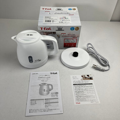 【中古美品】 T-FAL ティファール KO1601JP デルフィニ ロック 0.6L 電気ケトル 098-260809-ky-06-fuz 万代Net店