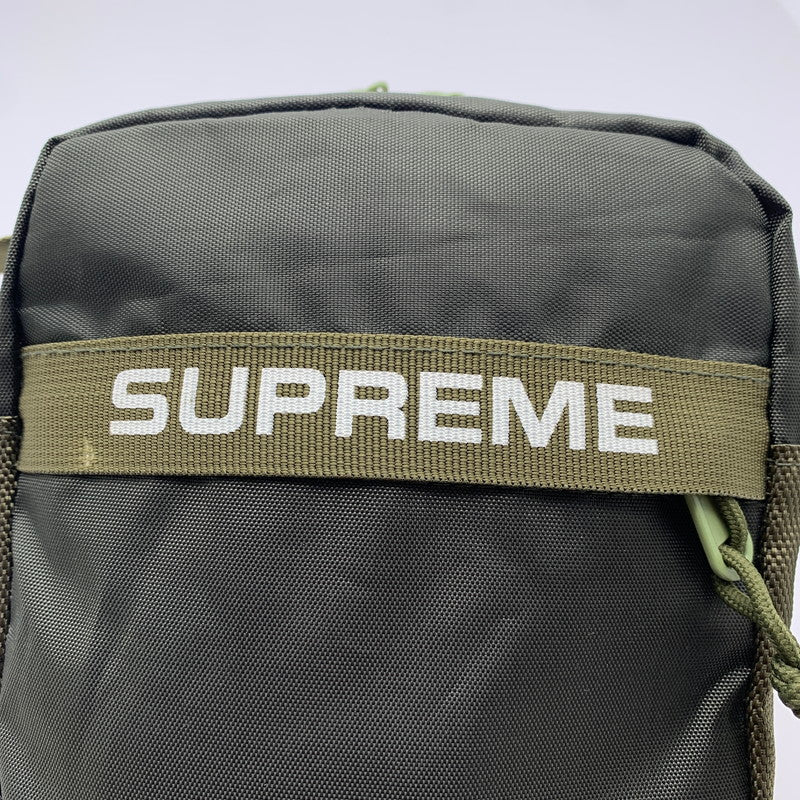 【中古品】【メンズ】 SUPREME シュプリーム SHOULDER BAG KHAKI 22AW NYLON ショルダ－バッグ ナイロン カバン 188-260809-mh-10-fuzh カラー：カーキ 万代Net店