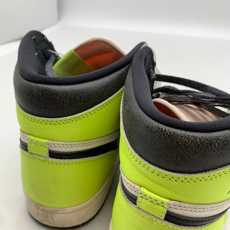 【中古品】【メンズ】 NIKE ナイキ 555088-702 AIR JORDAN 1 HIGH OG ”VOLT VISIONAIRE” エアジョーダン 1 ハイ スニーカー 靴 シューズ 160-260907-mh-12-fuzh サイズ：27.5cm カラー：イエロー アイボリー 万代Net店