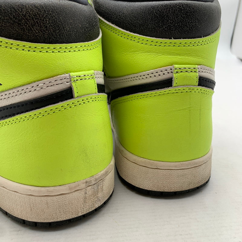 【中古品】【メンズ】 NIKE ナイキ 555088-702 AIR JORDAN 1 HIGH OG ”VOLT VISIONAIRE” エアジョーダン 1 ハイ スニーカー 靴 シューズ 160-260907-mh-12-fuzh サイズ：27.5cm カラー：イエロー アイボリー 万代Net店