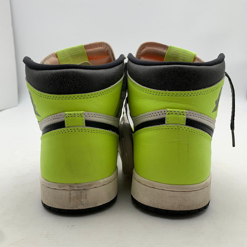 【中古品】【メンズ】 NIKE ナイキ 555088-702 AIR JORDAN 1 HIGH OG ”VOLT VISIONAIRE” エアジョーダン 1 ハイ スニーカー 靴 シューズ 160-260907-mh-12-fuzh サイズ：27.5cm カラー：イエロー アイボリー 万代Net店