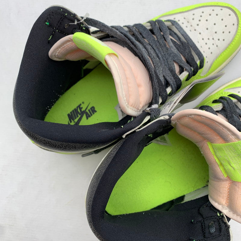 【中古品】【メンズ】 NIKE ナイキ 555088-702 AIR JORDAN 1 HIGH OG ”VOLT VISIONAIRE” エアジョーダン 1 ハイ スニーカー 靴 シューズ 160-260907-mh-12-fuzh サイズ：27.5cm カラー：イエロー アイボリー 万代Net店