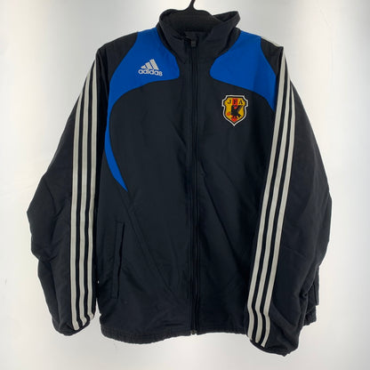 【中古品】【メンズ】 ADIDAS アディダス ナイロンジャケット BLK SIZE:O 日本代表 148-260920-io-14-fuzh カラー：ブラック 万代Net店