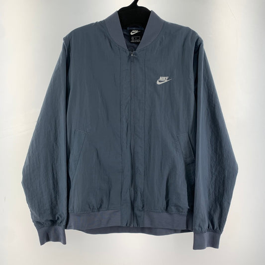 【中古品】【メンズ】 NIKE ナイキ WOVEN PLAYERS JACKET ウーブン プレイヤー ジャケット 上着 アウター GRY SIZE:M ※汚れあり 148-260919-io-41-fuzh カラー：グレー 万代Net店