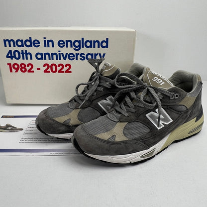 【中古品】【メンズ】 NEW BALANCE ニューバランス M991UKF 40周年モデル”GRAY” GRAY SIZE:25.0cm ※箱有 スニーカー 靴 162-260807-io-42-fuzh カラー：グレー 万代Net店