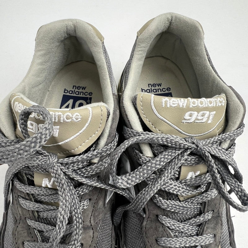 【中古品】【メンズ】 NEW BALANCE ニューバランス M991UKF 40周年モデル”GRAY” GRAY SIZE:25.0cm ※箱有 スニーカー 靴 162-260807-io-42-fuzh カラー：グレー 万代Net店