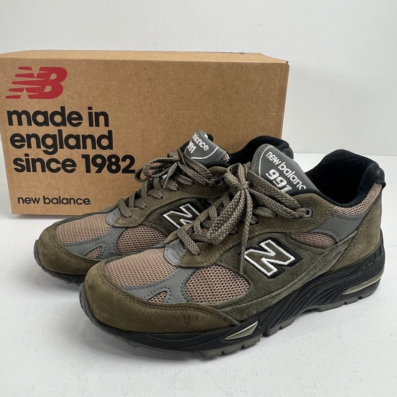 【中古品】【メンズ】 NEW BALANCE ニューバランス M991FDS SNEAKER OLIVE SIZE:25.0cm スニーカー 靴 162-260807-io-46-fuzh カラー：オリーブ 万代Net店