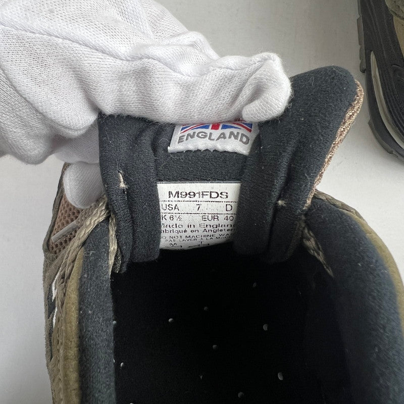 【中古品】【メンズ】 NEW BALANCE ニューバランス M991FDS SNEAKER OLIVE SIZE:25.0cm スニーカー 靴 162-260807-io-46-fuzh カラー：オリーブ 万代Net店