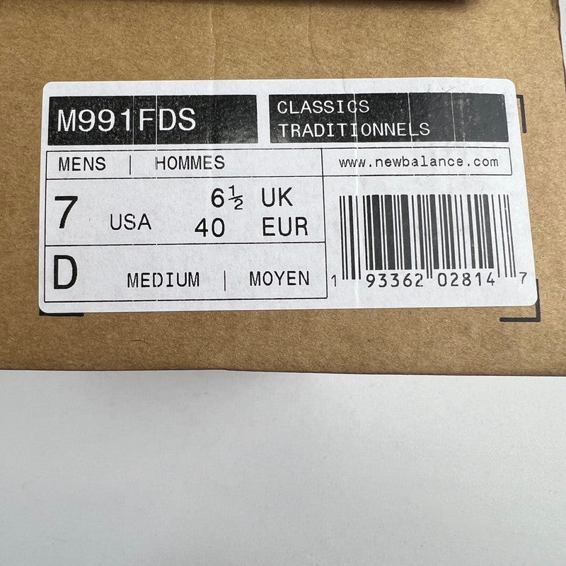 【中古品】【メンズ】 NEW BALANCE ニューバランス M991FDS SNEAKER OLIVE SIZE:25.0cm スニーカー 靴 162-260807-io-46-fuzh カラー：オリーブ 万代Net店