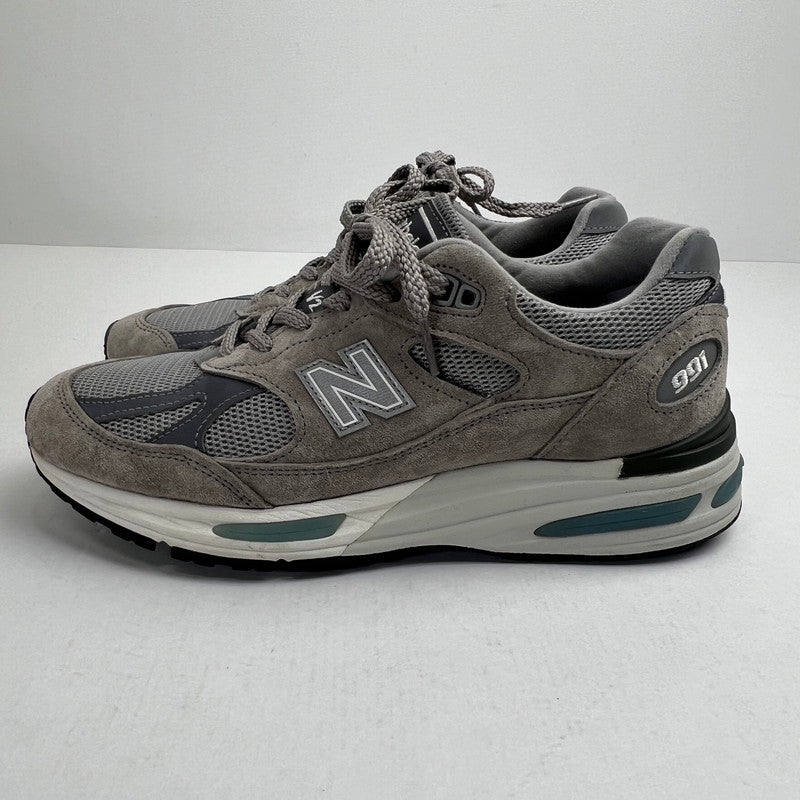 【中古品】【メンズ】 NEW BALANCE ニューバランス U991GL2 MADE IN UK LOW TOP SNEAKERS "GRAY" GRAY SIZE:25.0cm ※箱有 スニーカー 靴 162-260807-io-43-fuzh カラー：グレー 万代Net店