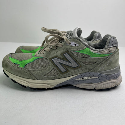 【中古品】【メンズ】 NEW BALANCE×PATTA ニューバランス パタ M990PP3 SNEAKER GREEN SIZE:25.0cm ※変え紐・箱付 スニーカー 靴 ※ほつれあり 162-260807-io-35-fuzh カラー：グリーン 万代Net店