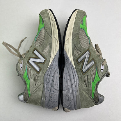 【中古品】【メンズ】 NEW BALANCE×PATTA ニューバランス パタ M990PP3 SNEAKER GREEN SIZE:25.0cm ※変え紐・箱付 スニーカー 靴 ※ほつれあり 162-260807-io-35-fuzh カラー：グリーン 万代Net店
