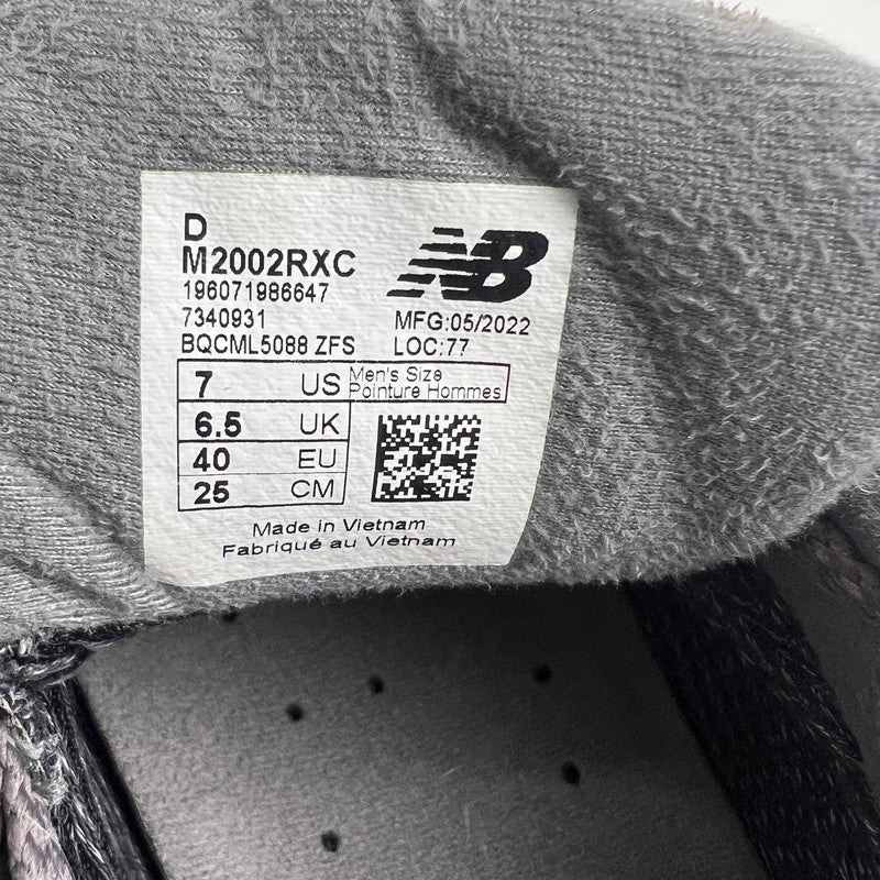 【中古品】【メンズ】 NEW BALANCE ニューバランス M2002RXC 2002R GORE-TEX "CASTLEROCK" GRAY SIZE:25.0cm ※箱有 スニーカー 靴 ※使用感あり・外箱傷みあり 162-260807-io-37-fuzh カラー：グレー 万代Net店