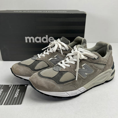 【中古品】【メンズ】 NEABALANCE ニューバランス M990GY2 GRAY SIZE:25.0cm ※箱有 スニーカー 靴 ※使用感あり・外箱傷みあり 162-260807-io-39-fuzh カラー：グレー 万代Net店