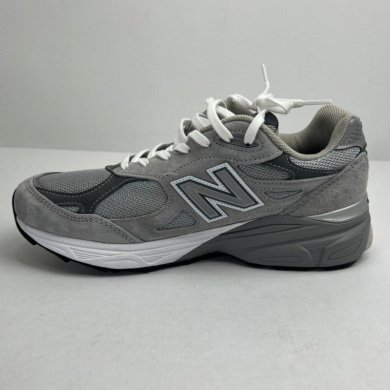 【中古品】【メンズ】 NEW BALANCE ニューバランス M990GY3 GRAY SIZE:25.0cm ※箱有 スニーカー 靴 ※汚れあり 162-260807-io-41-fuzh カラー：グレー 万代Net店