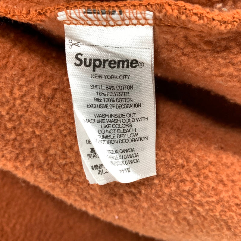 【中古品】【メンズ】 SUPREME COLLEGIATE APPLIQUE シュプリーム カレッジエイト・アップリケ ZIP UP HOODED SWEATSHIRT フーディー パーカー スウェットシャツ SIZE:L 25SS ※使用感・シミ有 149-260807-io-18-fuzh カラー：ブラウン 万代Net店