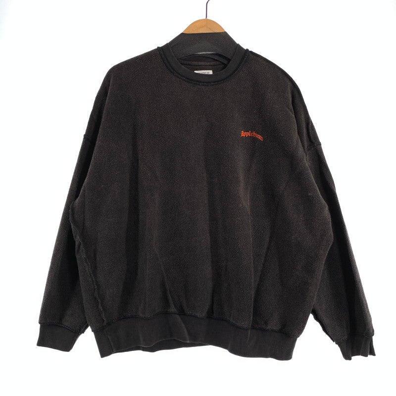 【中古品】【メンズ】 APPLEBUM アップルバム LOGO CREWNECK クルーネック スウェット トレーナー BROWN SIZE:L 142-260807-io-21-fuzh カラー：ブラウン 万代Net店