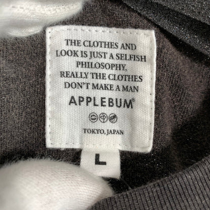 【中古品】【メンズ】 APPLEBUM アップルバム LOGO CREWNECK クルーネック スウェット トレーナー BROWN SIZE:L 142-260807-io-21-fuzh カラー：ブラウン 万代Net店