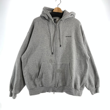 【中古品】【メンズ】 TIGHTBOOTH タイトブース LOGO ZIP HOODED SWEAT SHIRT フーディー パーカー スウェットシャツ GRY SIZE:L ※汚れ・シミあり 142-260807-io-19-fuzh カラー：グレー 万代Net店