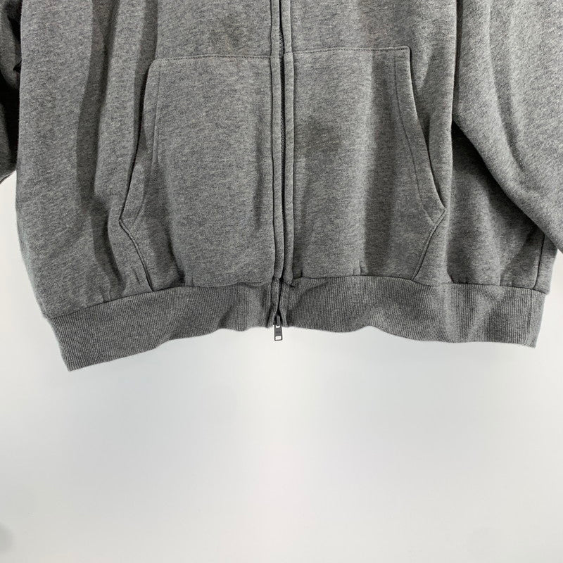 【中古品】【メンズ】 TIGHTBOOTH タイトブース LOGO ZIP HOODED SWEAT SHIRT フーディー パーカー スウェットシャツ GRY SIZE:L ※汚れ・シミあり 142-260807-io-19-fuzh カラー：グレー 万代Net店