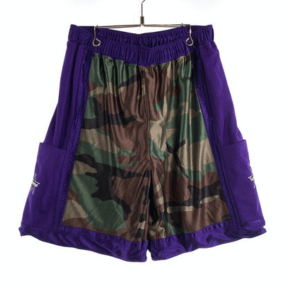 【中古品】【メンズ】 SUPREME シュプリーム SIDE POCKET BASKETBALL SHORTS バスケットボール ショーツ パンツ 短パン PURPLE.CAMO SIZE:M 25SS 149-260807-io-27-fuzh カラー：パープル/カモ 万代Net店