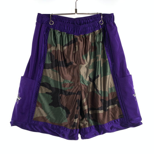 【中古品】【メンズ】 SUPREME シュプリーム SIDE POCKET BASKETBALL SHORTS バスケットボール ショーツ パンツ 短パン PURPLE.CAMO SIZE:M 25SS 149-260807-io-27-fuzh カラー：パープル/カモ 万代Net店