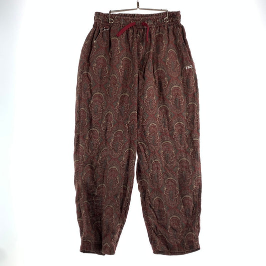 【中古品】【メンズ】 FAT エフエーティー MEGATILE ボルドー パンツ SIZE:TITCH Mサイズ 総柄 153-260807-io-29-fuzh 万代Net店