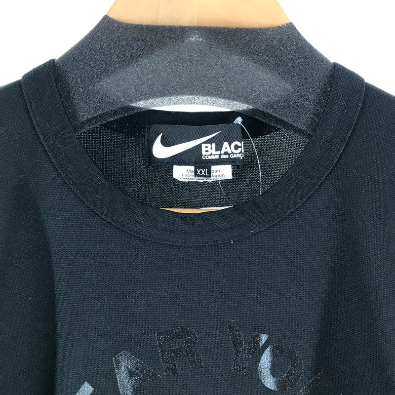【中古品】【メンズ】 BLACK COMME DES GARCONS×NIKE ブラック コムデギャルソン ナイキ 1G-T103 SS TEE Tシャツ BLK SIZE:XXL ※毛玉あり 140-260811-io-40-fuzh カラー：ブラック 万代Net店