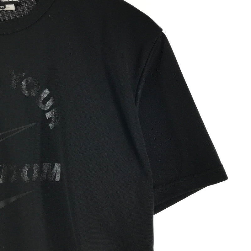 【中古品】【メンズ】 BLACK COMME DES GARCONS×NIKE ブラック コムデギャルソン ナイキ 1G-T103 SS TEE Tシャツ BLK SIZE:XXL ※毛玉あり 140-260811-io-40-fuzh カラー：ブラック 万代Net店