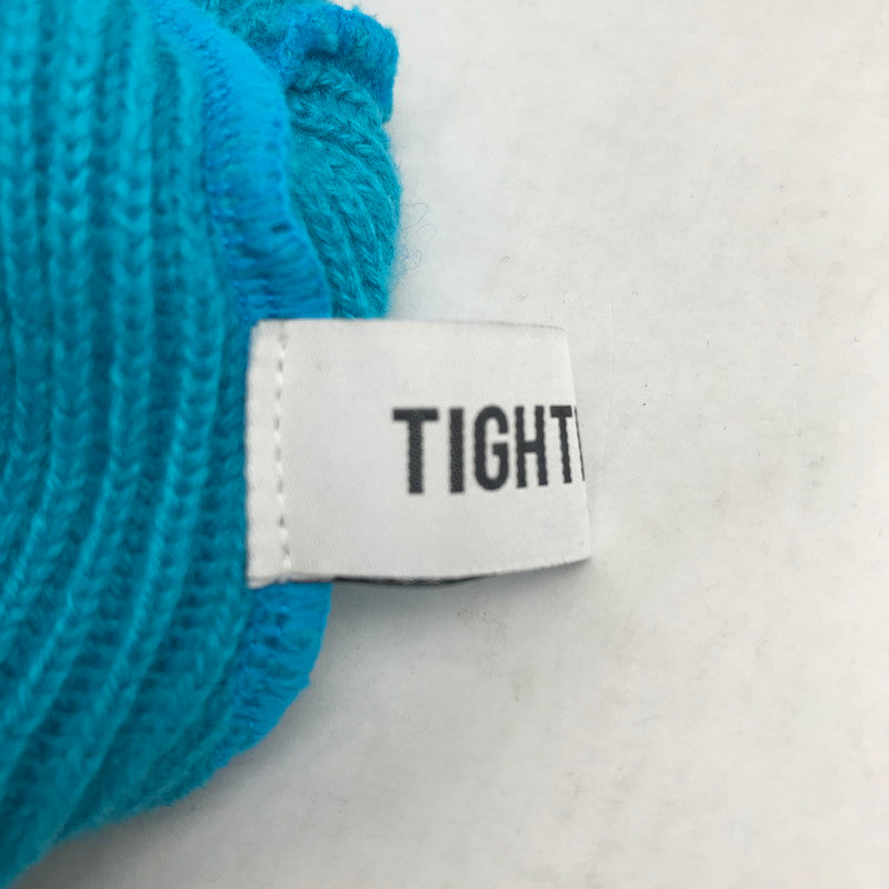 【中古品】【メンズ】 TIGHTBOOTH タイトブース KNIT CAP ニットキャップ ビーニー カラー ターコイズブルー 帽子 185-260808-ky-54-fuzh 万代Net店