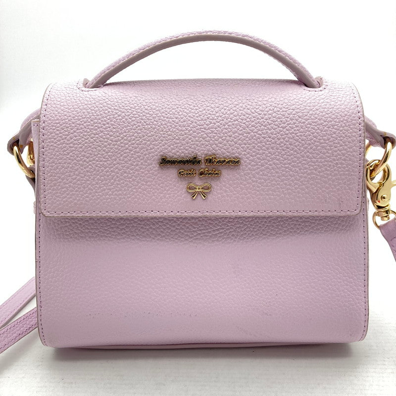 【中古品】【レディース】 SAMANTHA THAVASA PETIT CHOICE サマンサタバサ プチチョイス 財布付 2WAY ショルダーバッグ カバン ウォレット 188-260928-vt-84-fuzh カラー：ピンク/ラベンダー 万代Net店