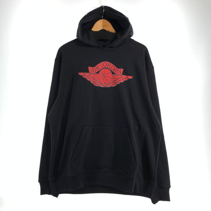 【中古品】【メンズ】 SAINT MICHAEL×JORDAN セントマイケル ジョーダン FV4718-100 FLEECE L S HOODIE フーディー パーカー BLACK SIZE:M 142-260807-io-16-fuzh カラー：ブラック 万代Net店