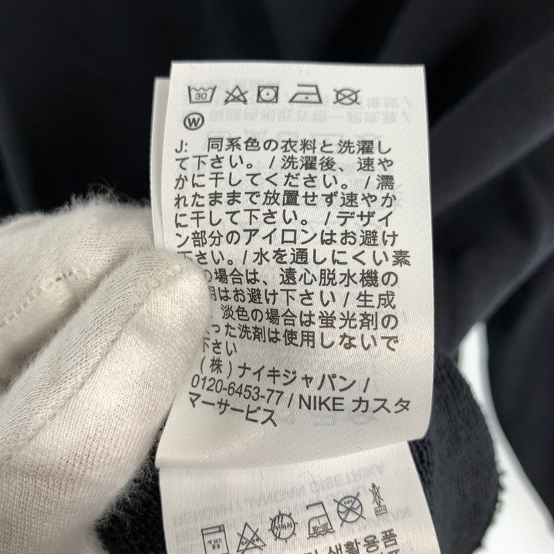 【中古品】【メンズ】 SAINT MICHAEL×JORDAN セントマイケル ジョーダン FV4718-100 FLEECE L S HOODIE フーディー パーカー BLACK SIZE:M 142-260807-io-16-fuzh カラー：ブラック 万代Net店