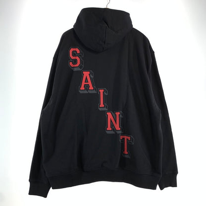 【中古品】【メンズ】 SAINT MICHAEL×JORDAN セントマイケル ジョーダン FV4718-100 FLEECE L S HOODIE フーディー パーカー BLACK SIZE:XL 142-260807-io-15-fuzh カラー：ブラック 万代Net店