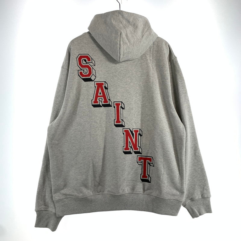 【中古品】【メンズ】 NIKE JORDAN×SAINT MICHAEL ナイキ ジョーダン セントマイケ FV-4718 M J SM FLEECE HOODIE フーディー パーカー GRAY SIZE:M 142-260807-io-14-fuzh カラー：グレー 万代Net店