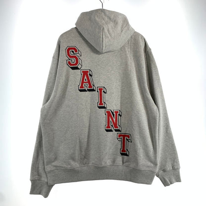 【中古品】【メンズ】 NIKE JORDAN×SAINT MICHAEL ナイキ ジョーダン セントマイケ FV-4718 M J SM FLEECE HOODIE フーディー パーカー GRAY SIZE:M 142-260807-io-14-fuzh カラー：グレー 万代Net店