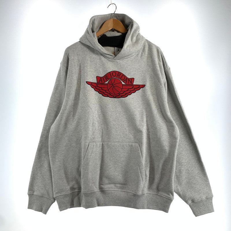【中古品】【メンズ】 NIKE JORDAN×SAINT MICHAEL ナイキ ジョーダン セントマイケル FV4718 M J SM FLEECE HOODIE フーディー パーカー GRAY SIZE:L タグ付き 142-260807-io-13-fuzh カラー：グレー 万代Net店