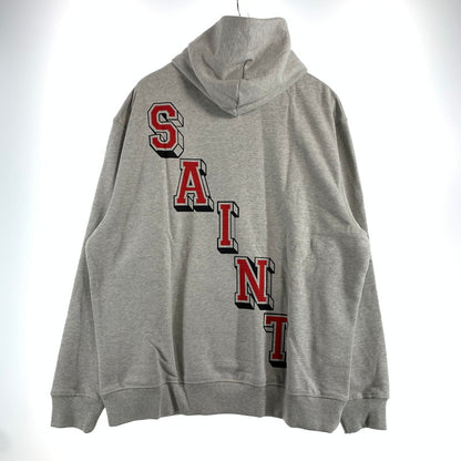 【中古品】【メンズ】 NIKE JORDAN×SAINT MICHAEL ナイキ ジョーダン セントマイケル FV4718 M J SM FLEECE HOODIE フーディー パーカー GRAY SIZE:L タグ付き 142-260807-io-13-fuzh カラー：グレー 万代Net店